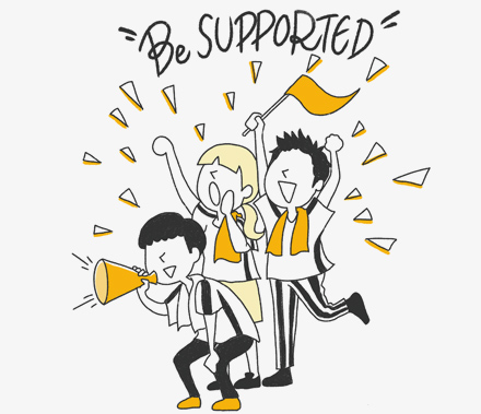 Be SUPPORTED